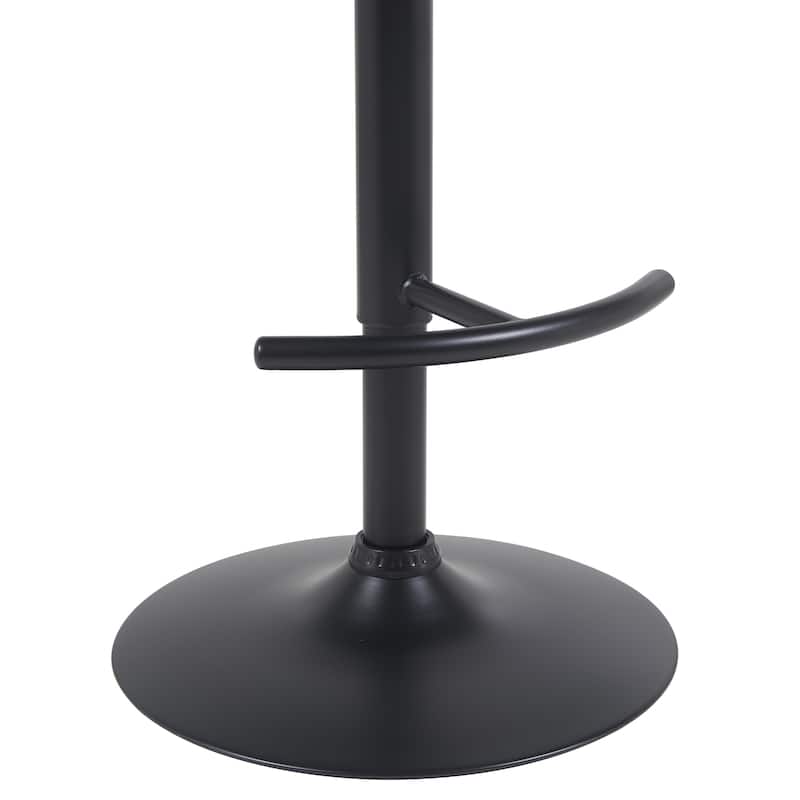 Montego Upholstered Adjustable Height Swivel Bar Stool