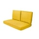 preview thumbnail 66 of 163, Haven Way Universal Outdoor Deep Seat Loveseat Cushion Set 46x26 - Buttercup