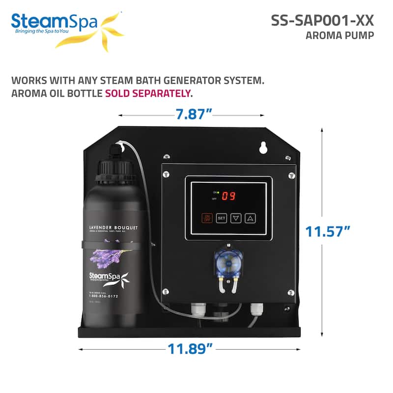 Steam Bath Essential Oil Delivery System