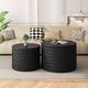 Option Black Honeycomb-(23.62"L+18.9"L)Set of 2