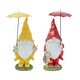 preview thumbnail 2 of 3, Gnome w/Umbrella (Set of 4) - 4.25 x 3.5 x 8.75; 4.5 x 3.5 x 6.5