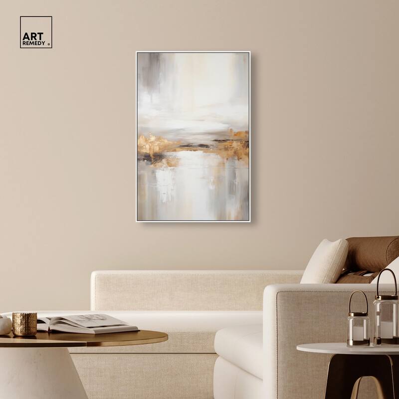 Gold Dust II Canvas by Art Remedy