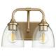 Option Aged Brass / Clear Seeded