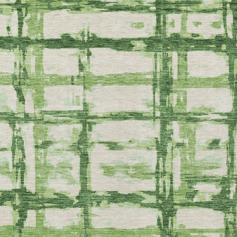 HomeRoots Striped Transitional Rectangle Outdoor Rug