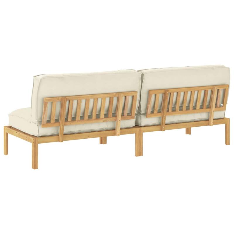 vidaXL Sofa Set in Solid Acacia Wood
