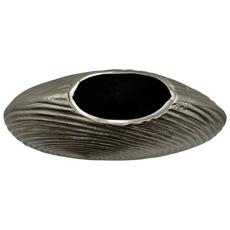 Decorative Handmade Aluminum Shell Flower Vase
