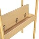 preview thumbnail 14 of 108, Kids Loft Bed Elegance Teddy Fleece Loft Bed with Full Length Guardrail, Storage Shelf, 4 Drawers, and Convertible Desk