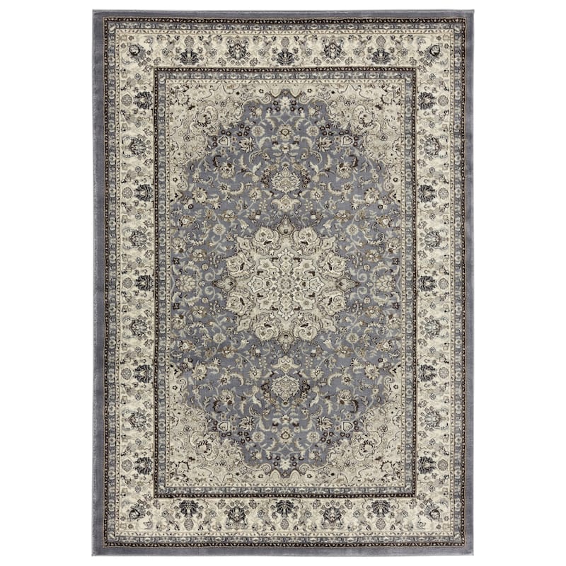 Vaso Collection Traditional Polypropylene Area Rug