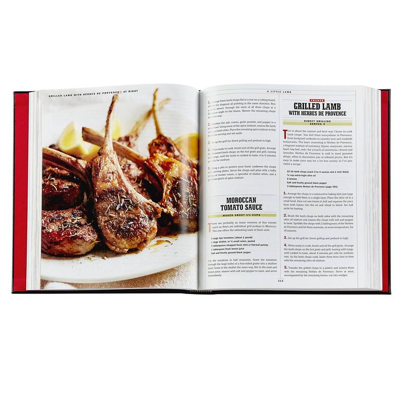 Graphic Image The Barbeque Bible Coffee Table Book, Leather, Black