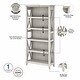 preview thumbnail 78 of 81, Key West 5 Shelf Bookcase by Bush Furniture