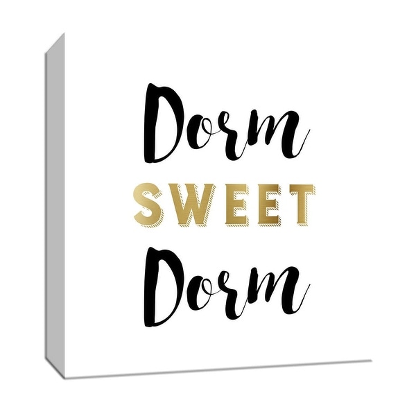 PTM Images 9-147681 PTM Canvas Collection 12" x 12" - "Dorm Sweet Dorm" Giclee Sayings & Quotes Art Print on Canvas