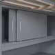 preview thumbnail 12 of 33, Full Size Grey Loft Bed with Desk, Shelf, and Storage - Solid Pine Wood