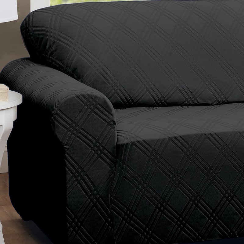 Stretch Sensations Stretch Double Diamond Sofa Slipcover