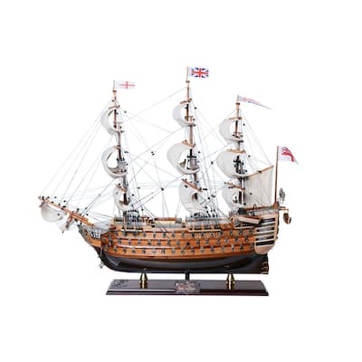 HMS Victory Limited Edition Downwind Full Sails Only 100 Units Produced Admiral Line