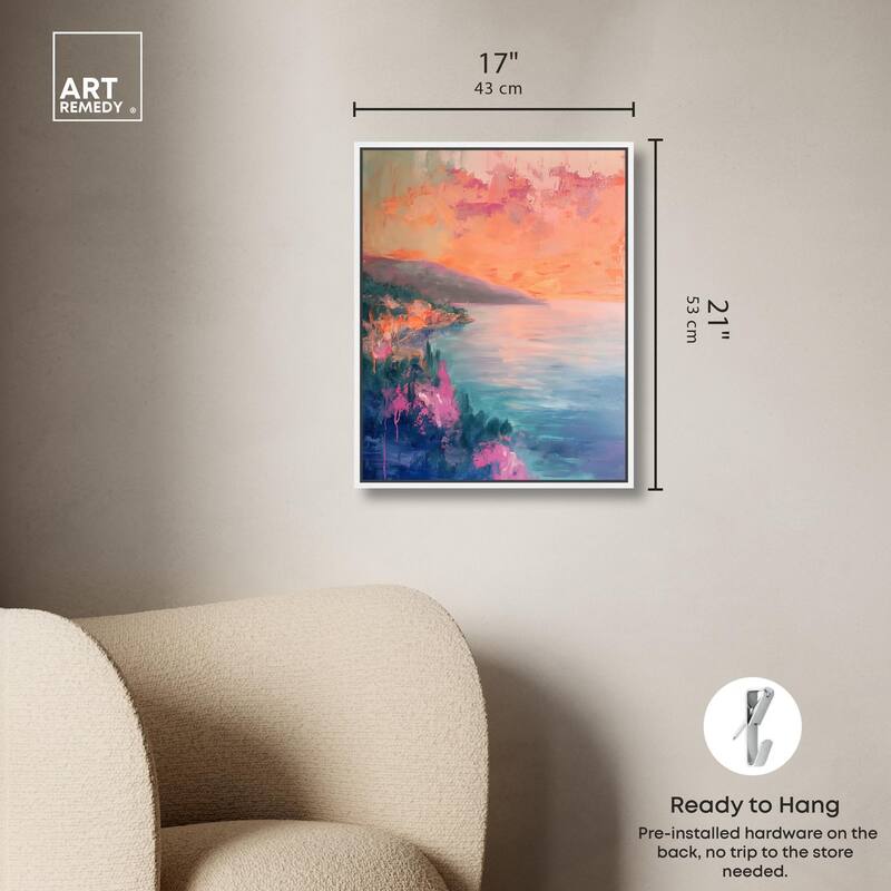 Tropical Twilight III Canvas by Art Remedy