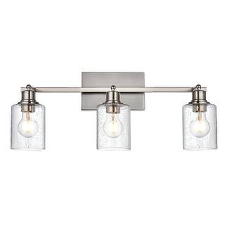 Nickel Track Lighting Ceiling with Seeded Glass