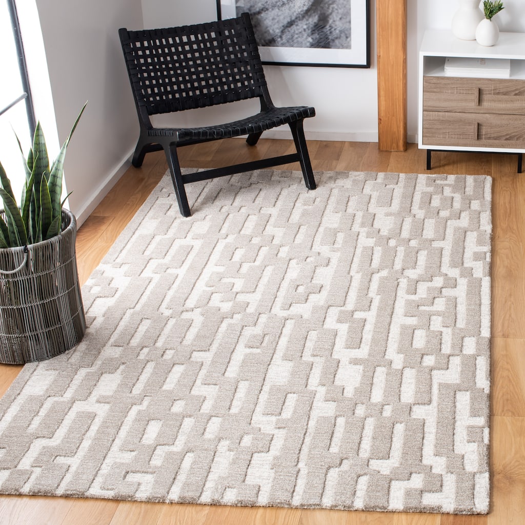 SAFAVIEH Handmade Cambridge Danie Modern Wool Rug