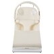 preview thumbnail 4 of 8, Beige Portable Baby Bouncer Chair with 2 Recline Positions and Foldable Rocker Seat with Toy Bar - 27” L x 16.1” W x 23.6” H