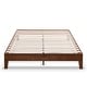 preview thumbnail 24 of 55, Grand Solid Wood 12-inch Platform Bed Frame by Crown Comfort