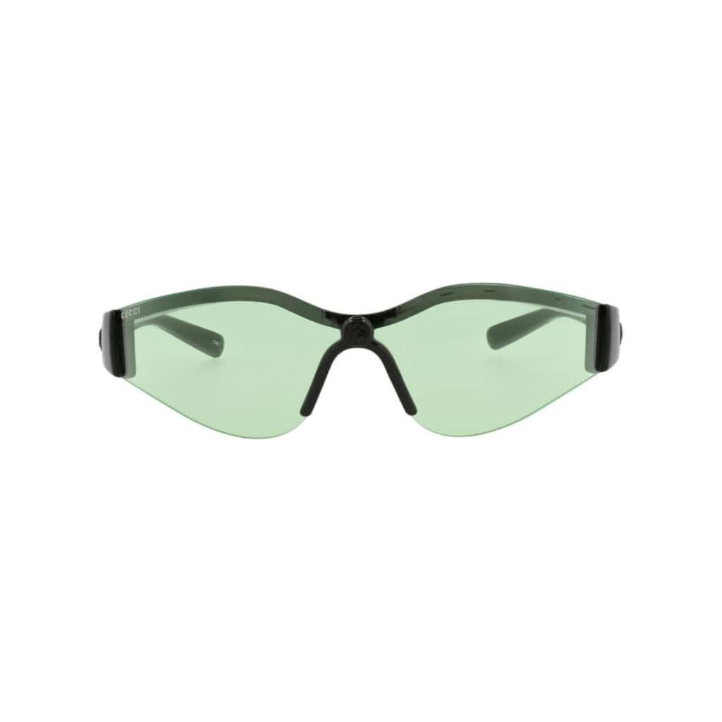 Gucci Shield-Frame Injection Sunglasses
