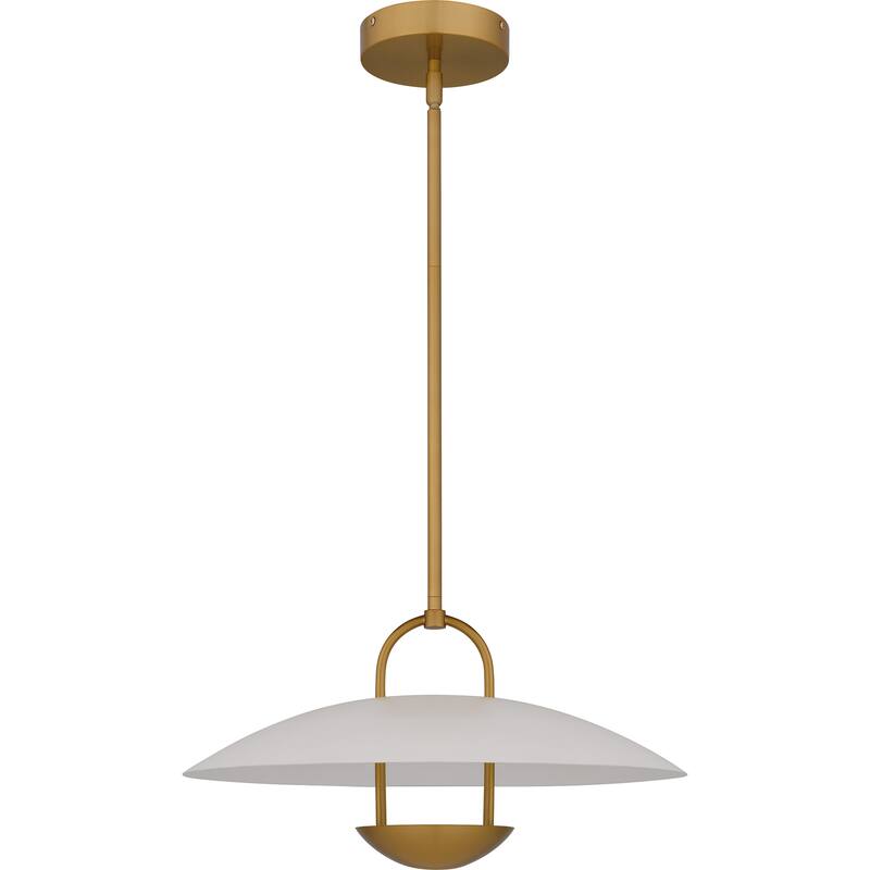 Bingham Integrated LED Brushed Gold Pendant