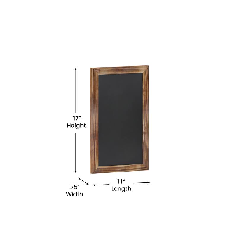 Set of 10 Wall Mounted Magnetic Chalkboards