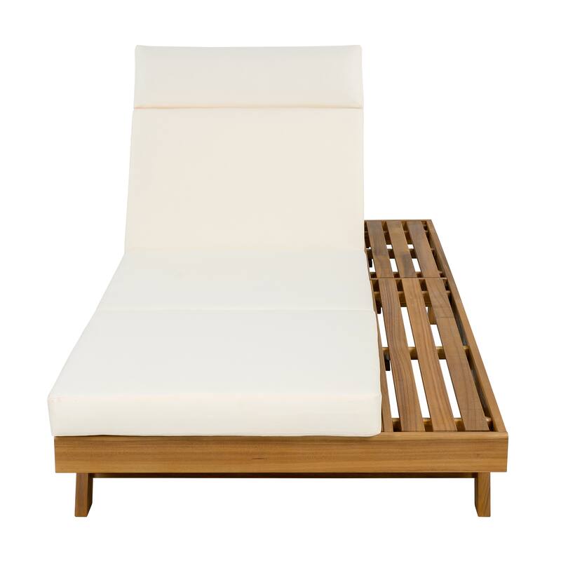 Christopher Knight Home- Harrison Acacia Outdoor Adjustable Chaise Lounge (Set of 2)