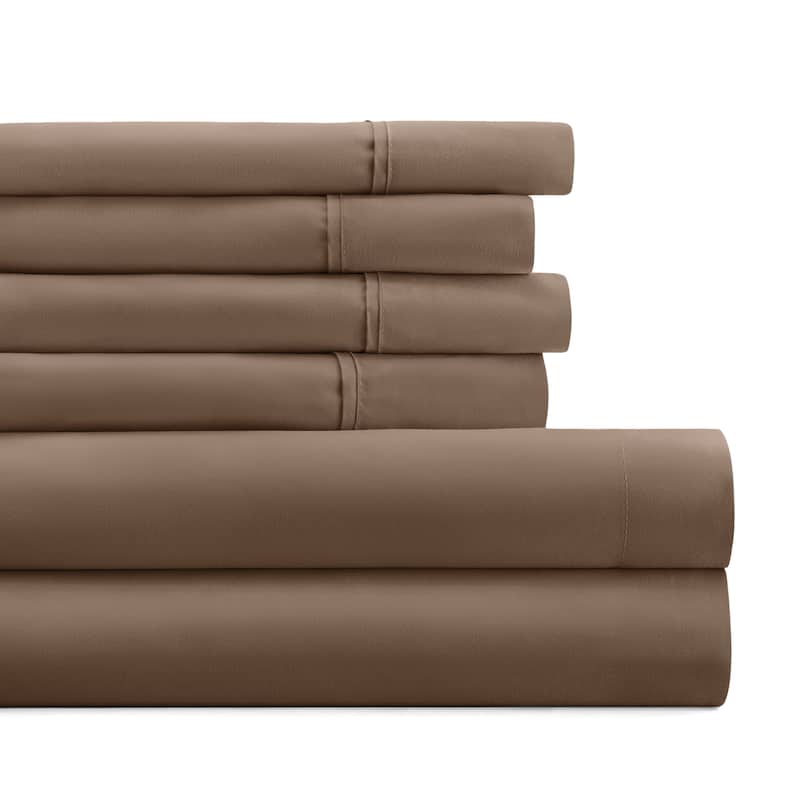Becky Cameron Double Brushed Deep Pocket 6 Piece Sheet Set