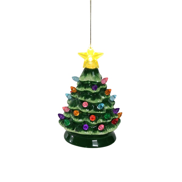 Shop Mr Christmas Lighted Ceramic Nostalgic Tree Ornament 55 Na
