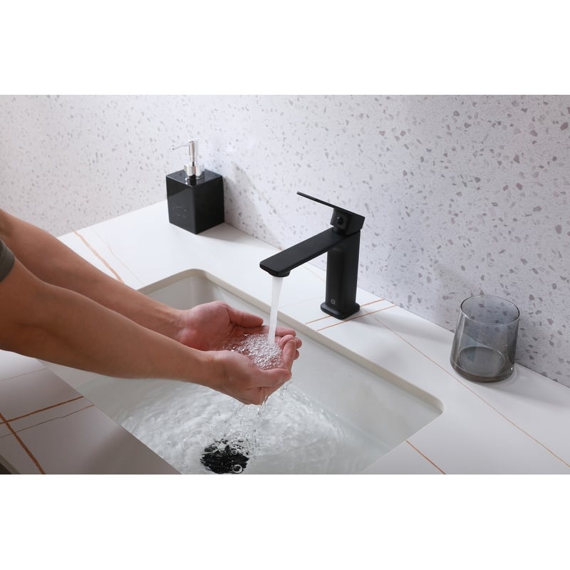 Indigo Home Single Hole Single Handle Bathroom Faucet