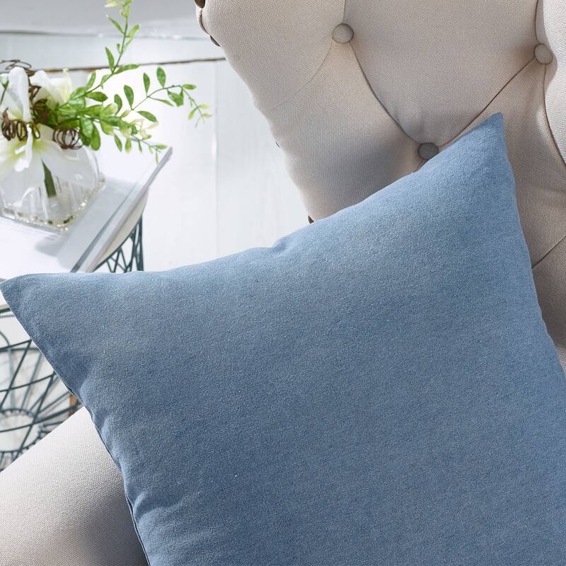 Cotton Decorative Throw Pillow Cover (set of 2), NO INSERT