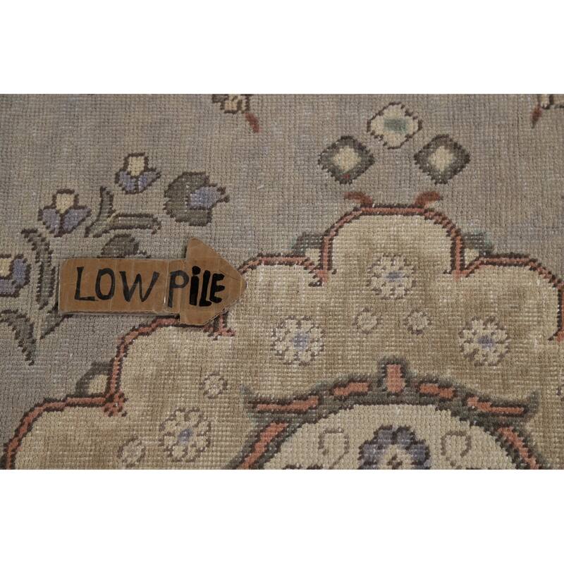Gray Medallion Tabriz Persian Area Rug Handmade Wool Carpet - 6'5"x 9'0"