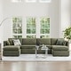 preview thumbnail 137 of 179, Mia Oversized Modular Sectional Fabric Sofa