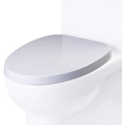 Eago Elongated Closed-Front Toilet Seat with Soft Close Hinges