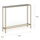 preview thumbnail 4 of 34, SEI Furniture Ham Long Narrow Console Table with Mirrored Top