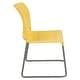 preview thumbnail 68 of 88, 5 Pack 880 lb. Capacity Full Back Contoured Sled Base Stack Chair - 23.75"D x 19.5"W x 32"H
