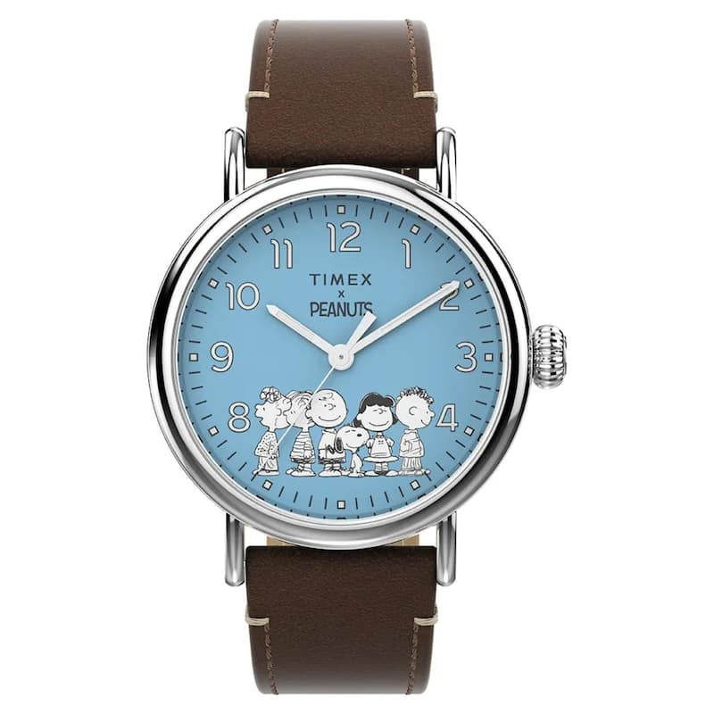 Timex Men's Peanuts Gang's All Here Blue Dial Watch - TW2V89800 - One Size
