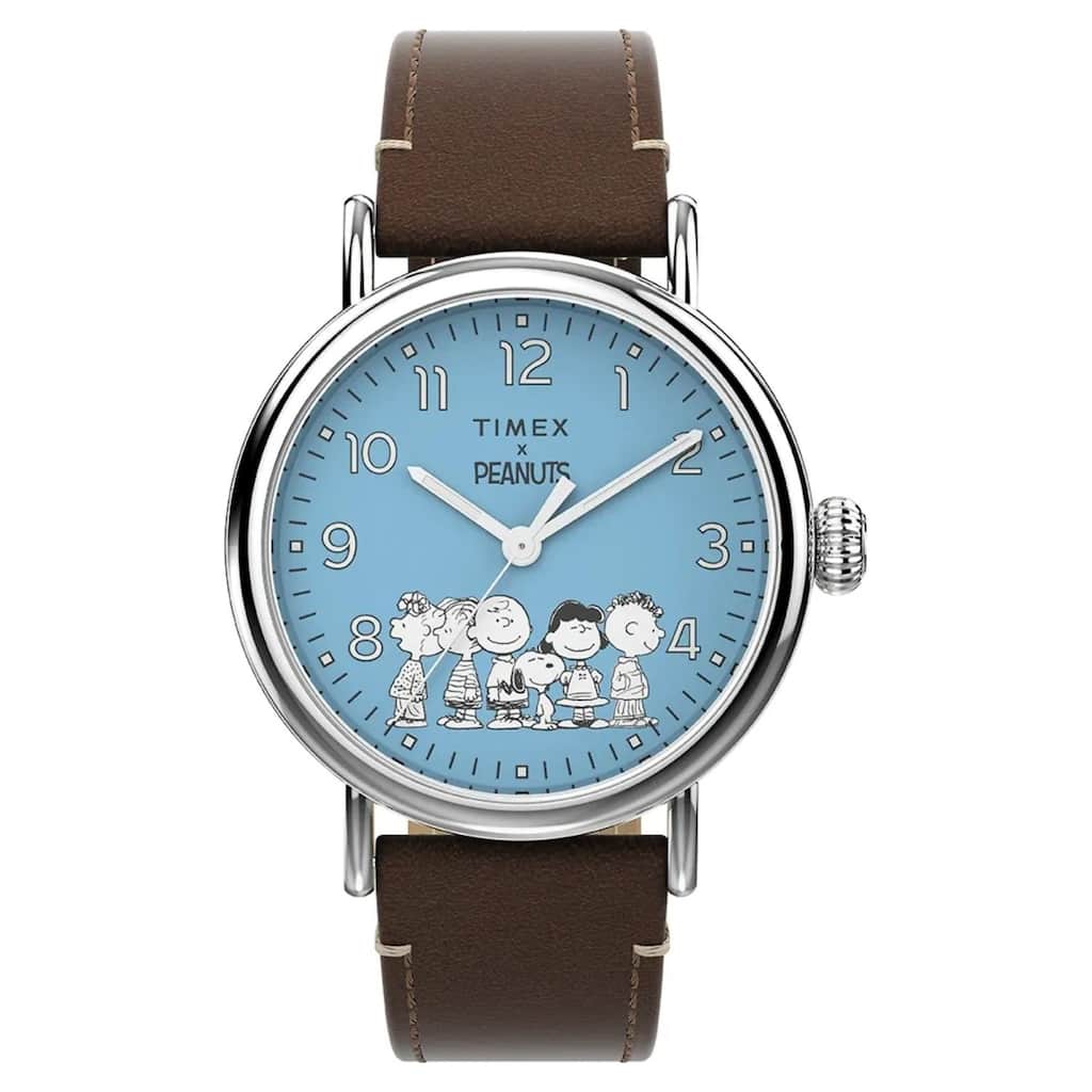 Timex Men's Peanuts Gang's All Here Blue Dial Watch - TW2V89800 - One Size