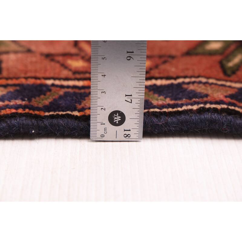 ECARPETGALLERY Hand-knotted Andelz Dark Red Wool Rug - 4'8 x 7'7