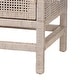 preview thumbnail 20 of 22, Vivan Natural Rattan Storage Cabinet - 3-Drawer Handwoven Wicker Accent Cabinet with Interior Shelving and Elevated Base