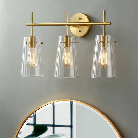 KAWOTI 24" 3-Light Dimmable Bathroom Vanity Light