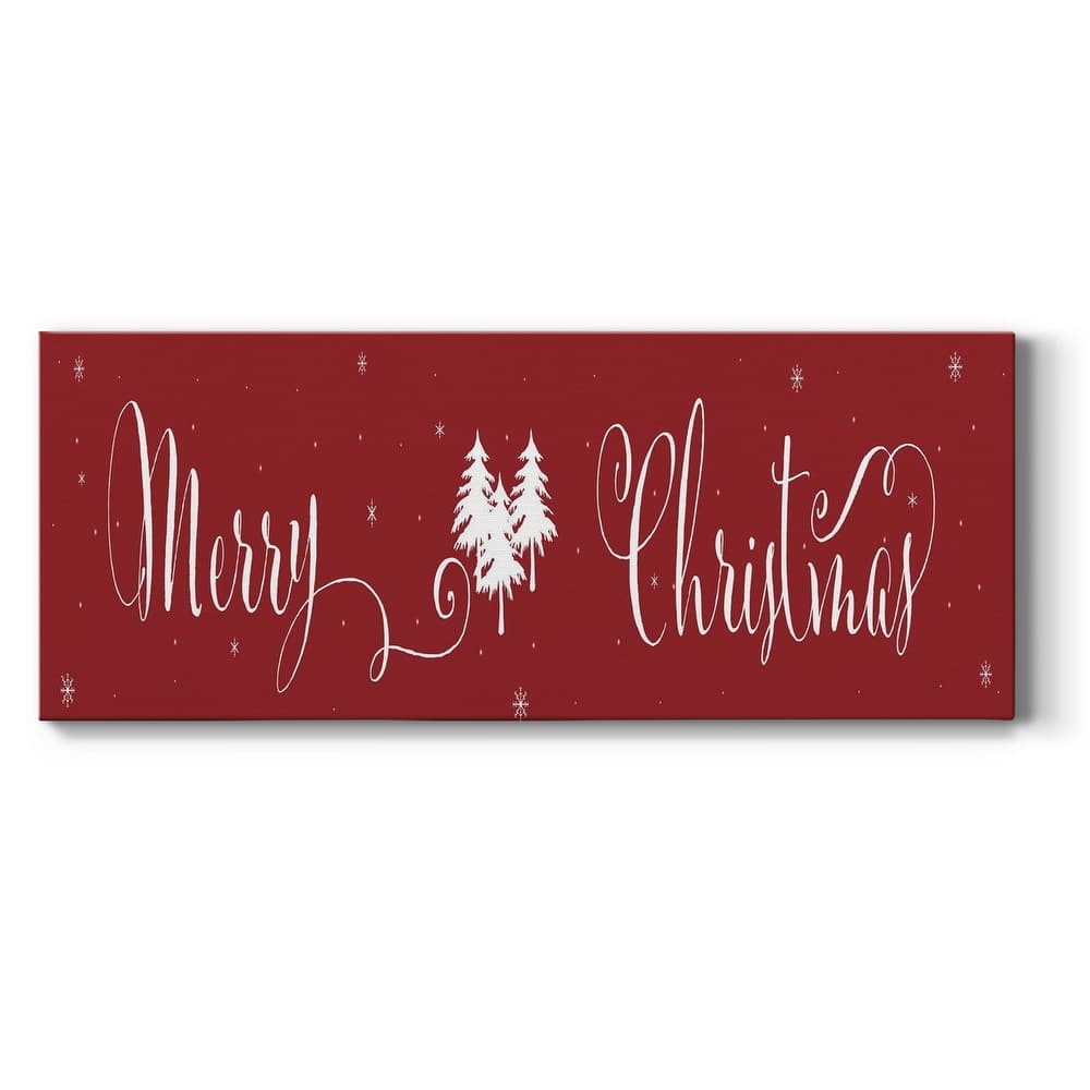 Merry Christmas Premium Gallery Wrapped Canvas - Ready to Hang