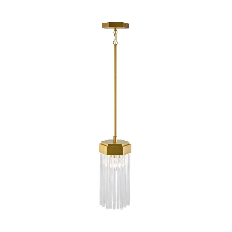 Artcraft Emma 1-Light Pendant - Brushed Brass