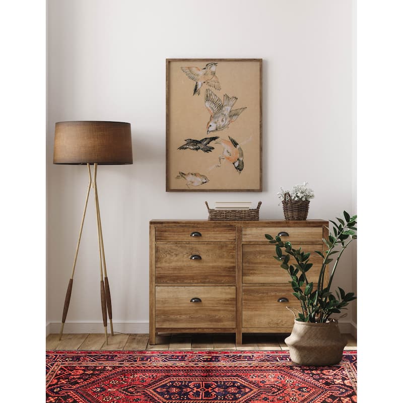 ECARPETGALLERY Hand-knotted Anadol Red Wool Rug - 4'3 x 6'9