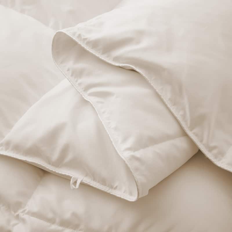 Heavyweight Extra Warmth White Goose Feather Down Fiber Duvet Comforter Insert