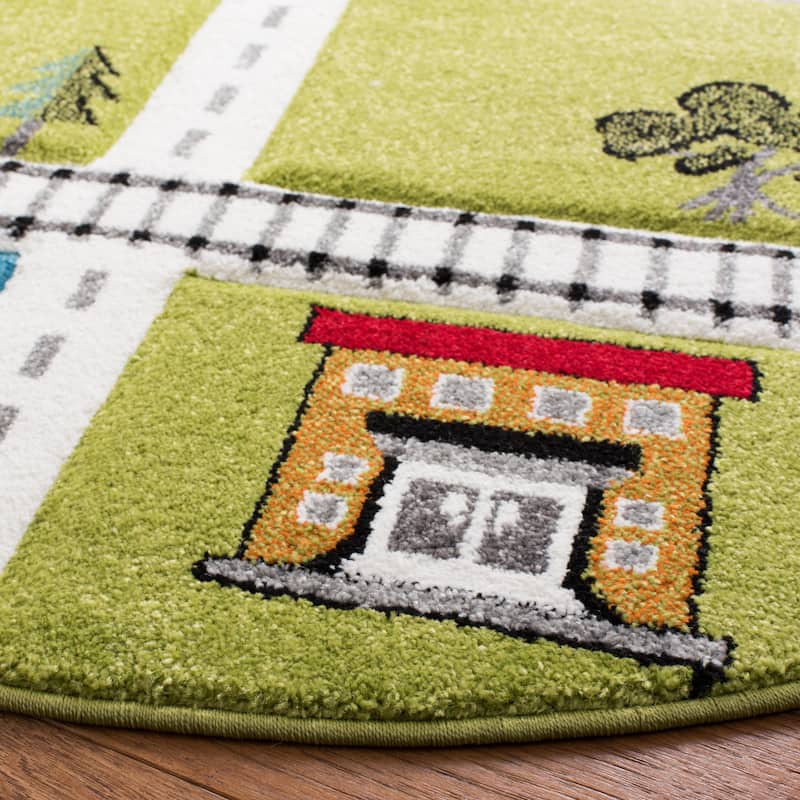 SAFAVIEH Carousel Kids Koika Neighborhood Road Rug