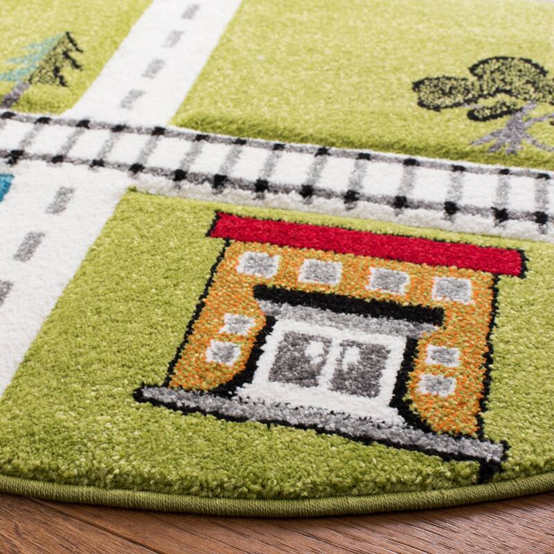 SAFAVIEH Carousel Kids Koika Neighborhood Road Rug
