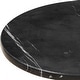 preview thumbnail 5 of 4, Uttermost Rosston Black Marble Accent Table