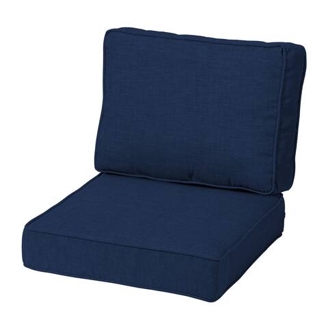 Arden Selections ProFoam 24 x 24 in Outdoor Plush Deep Seat Set