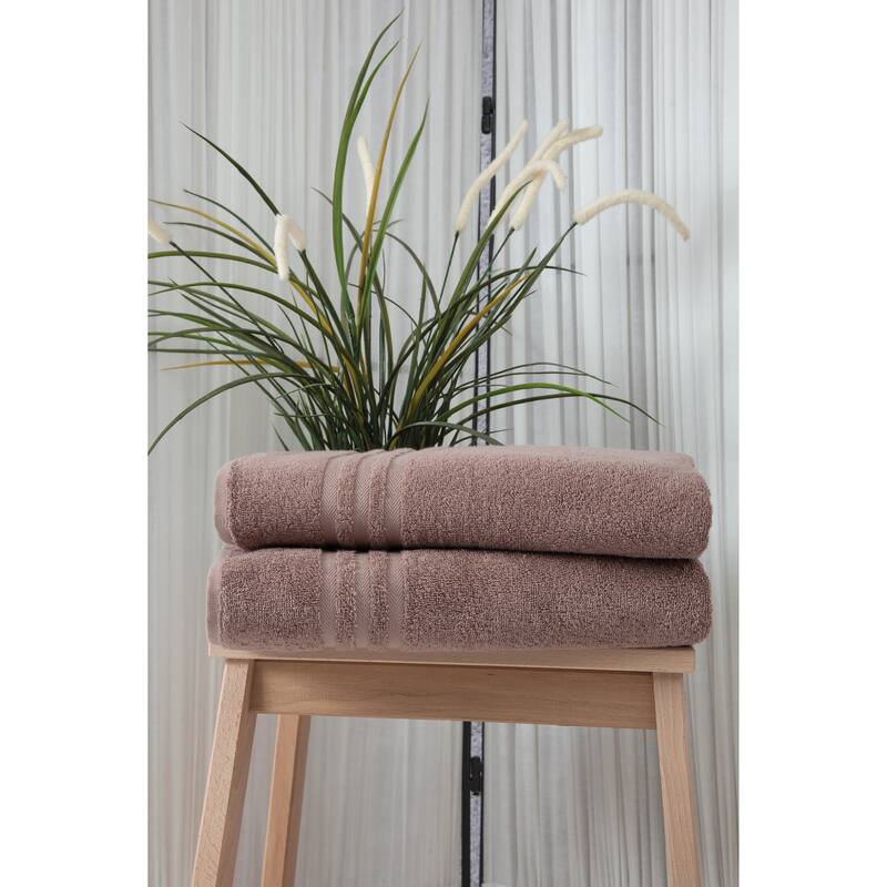 Ozan Premium Home 100% Turkish Cotton Sienna Luxury Collection Bath Towels (Set of 2)